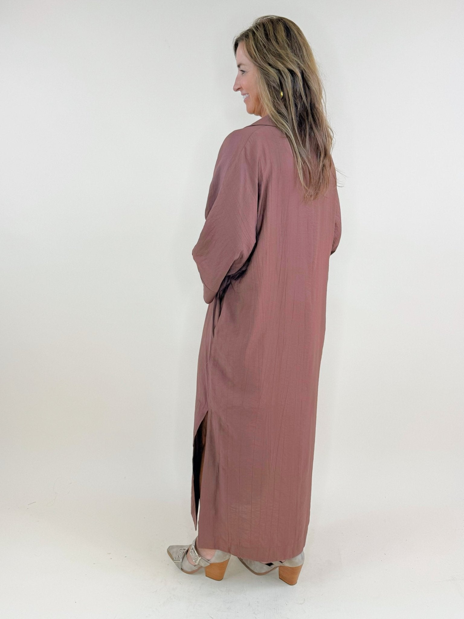 Cocoa Luxe Midi Dress - Jessi Jayne Boutique