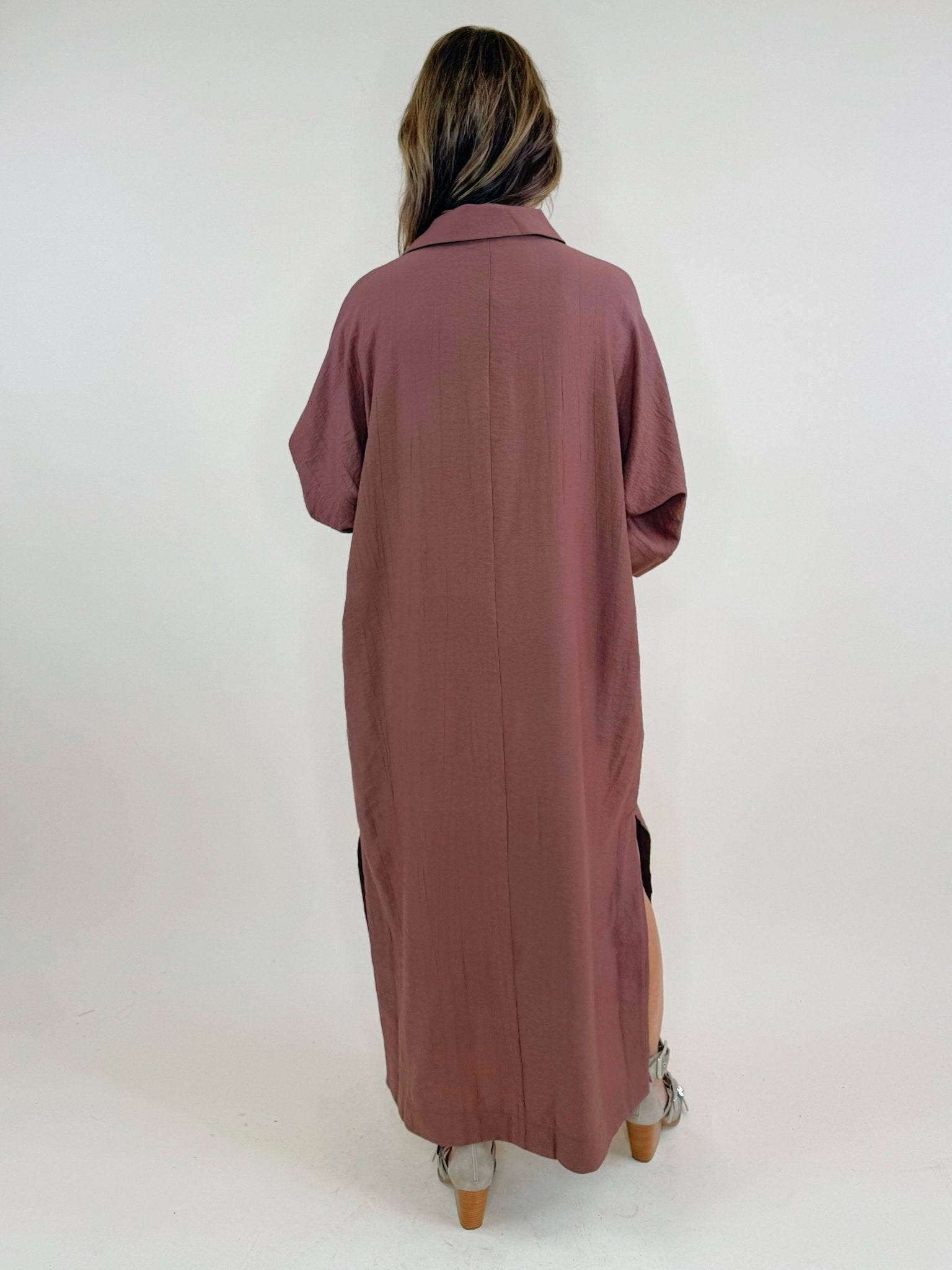 Cocoa Luxe Midi Dress - Jessi Jayne Boutique