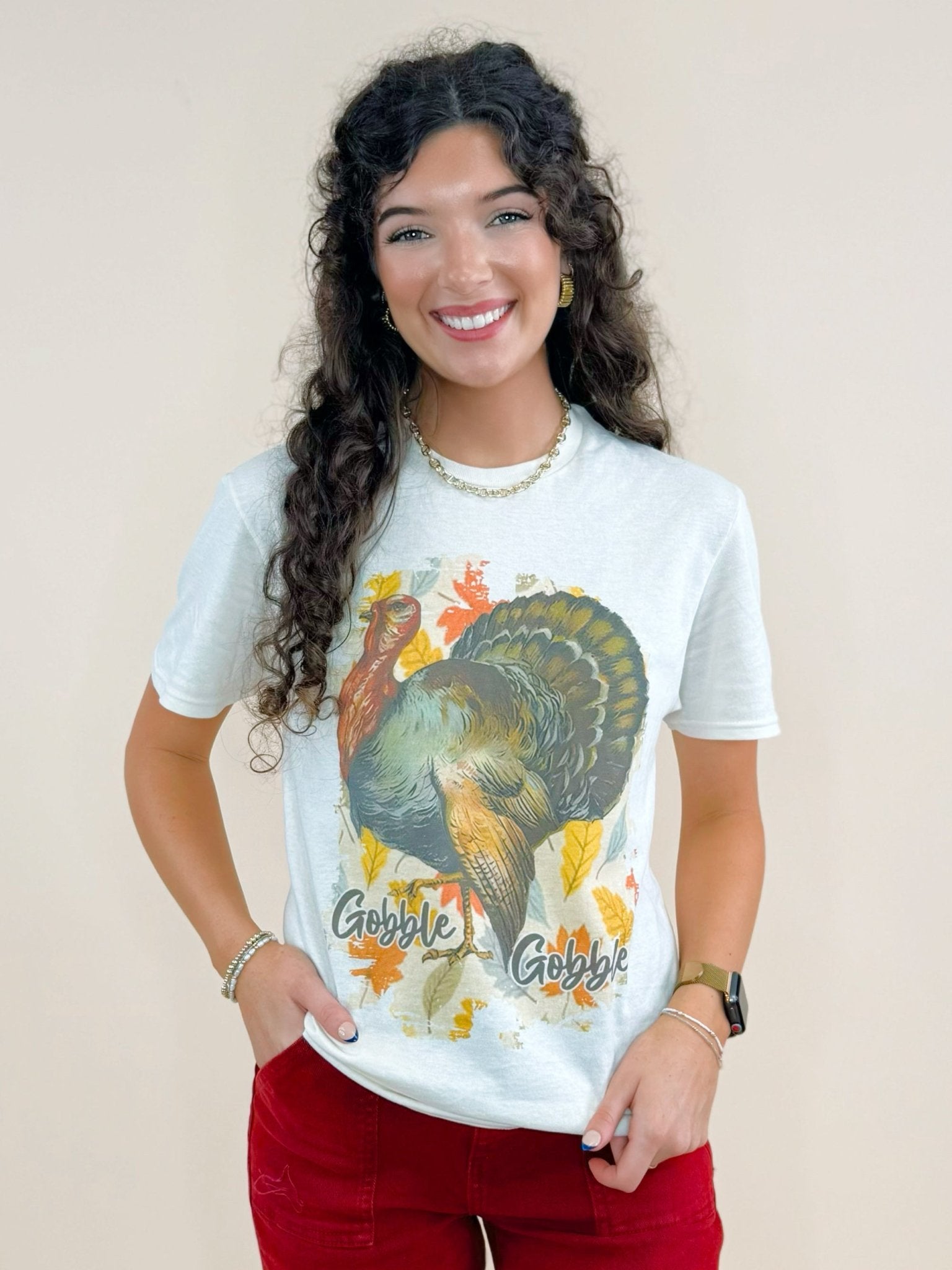 Gobble Gobble Graphic Tee - Jessi Jayne Boutique