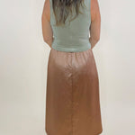 Mocha Moments Mixed Media Maxi Dress - Jessi Jayne Boutique