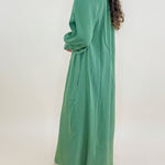 Olive Bloom Embroidered Dress - Jessi Jayne Boutique