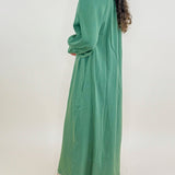 Olive Bloom Embroidered Dress - Jessi Jayne Boutique