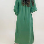 Olive Bloom Embroidered Dress - Jessi Jayne Boutique