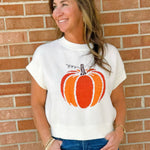 Pumpkin Spice Sweater Top - Jessi Jayne Boutique