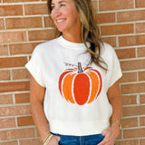 Pumpkin Spice Sweater Top - Jessi Jayne Boutique
