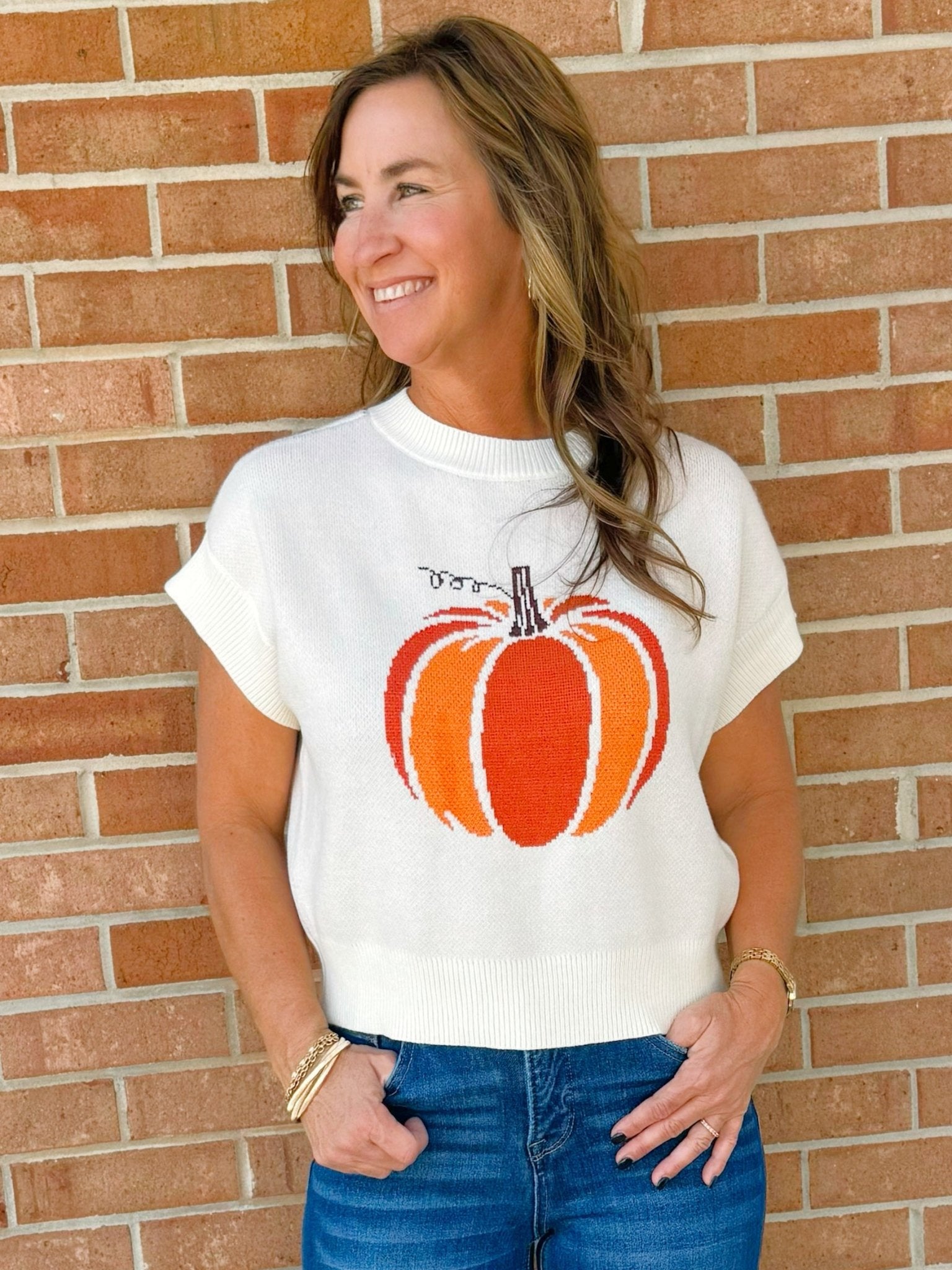 Pumpkin Spice Sweater Top - Jessi Jayne Boutique