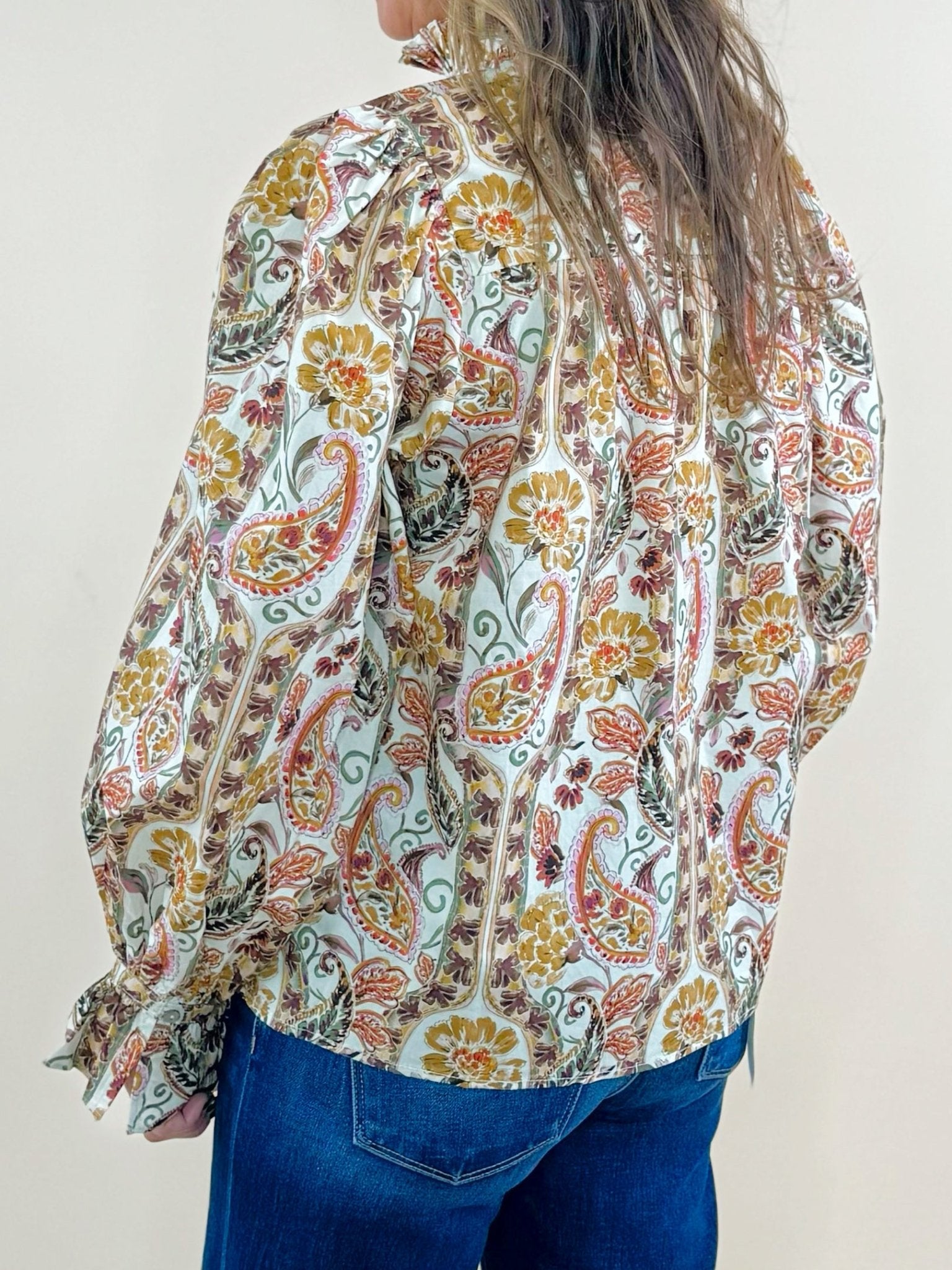 Harvest Muse Paisley Blouse - Jessi Jayne Boutique