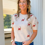Reindeer Games Sweater Top - Jessi Jayne Boutique