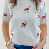 Reindeer Games Sweater Top - Jessi Jayne Boutique