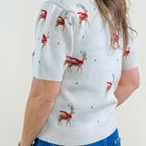 Reindeer Games Sweater Top - Jessi Jayne Boutique