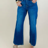 Risen Classic Crop Wide Leg Jeans - Jessi Jayne Boutique