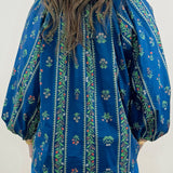 Floral Evergreen Boho Blouse - Jessi Jayne Boutique