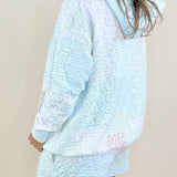 Sunkissed Coconut Quilted Pastel Floral Hoodie - Jessi Jayne Boutique