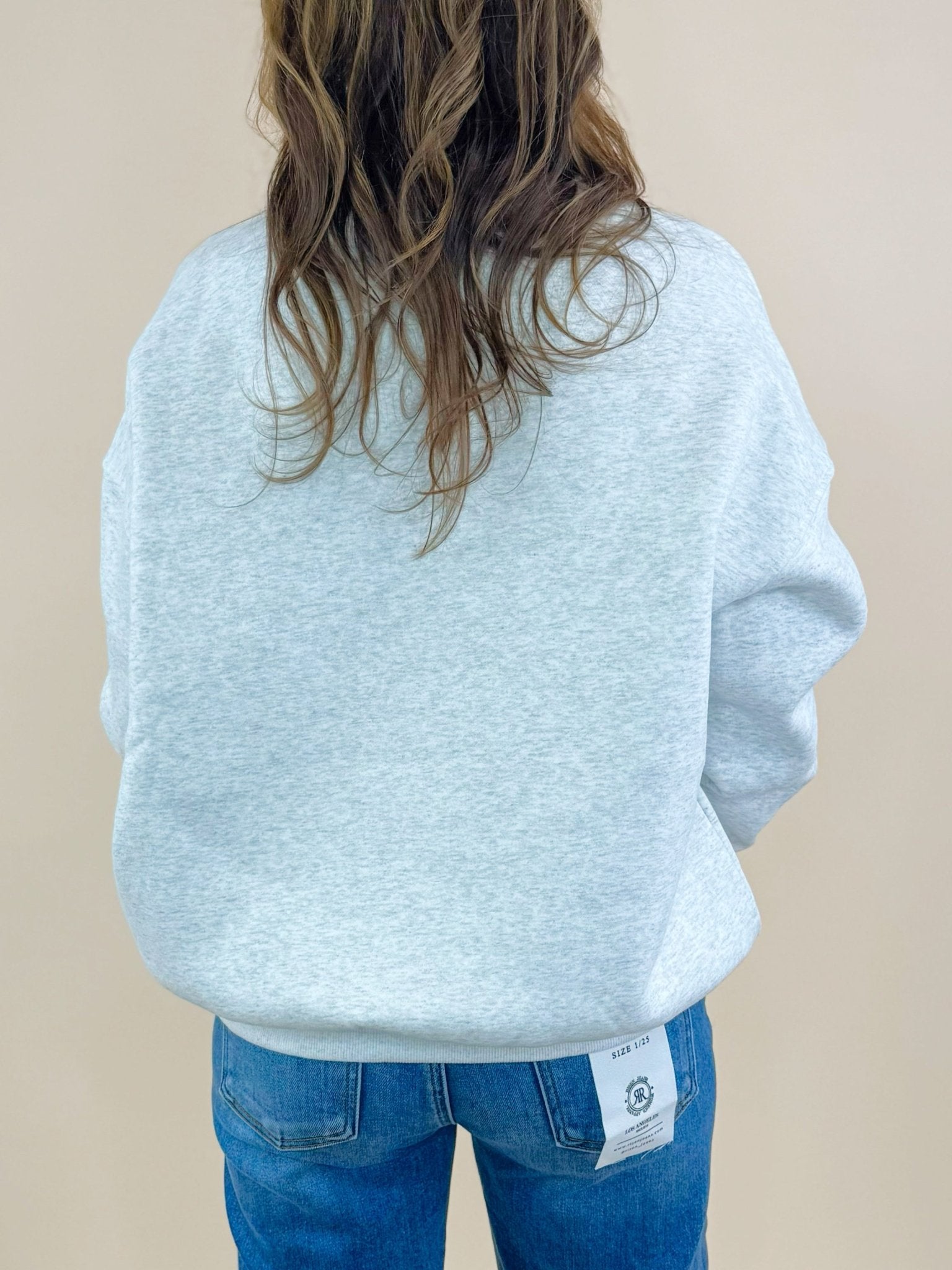 Sunkissed Coconut God Is Good Quilted Pastel Sweatshirt - Jessi Jayne Boutique