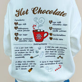 Sunkissed Coconut Hot Chocolate Recipe Embroidered Sweatshirt - Jessi Jayne Boutique