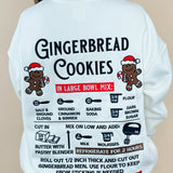 Sunkissed Coconut Gingerbread Recipe Embroidered Sweatshirt - Jessi Jayne Boutique