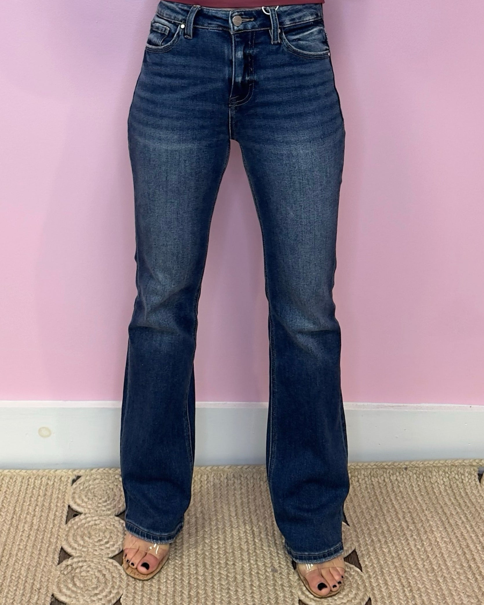 Josie High Rise Bootcut Jean 31" Inseam - Jessi Jayne Boutique