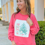 Jolly Nutcracker Lace Sweatshirt - Jessi Jayne Boutique