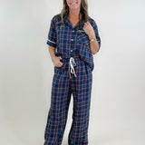 Merry Plaid Pajama Pants Set - Jessi Jayne Boutique