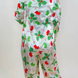 Holly Jolly Satin Pajama Pants Set - Jessi Jayne Boutique