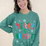Merry & Bright Sweatshirt - Jessi Jayne Boutique