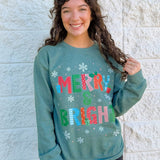 Merry & Bright Sweatshirt - Jessi Jayne Boutique