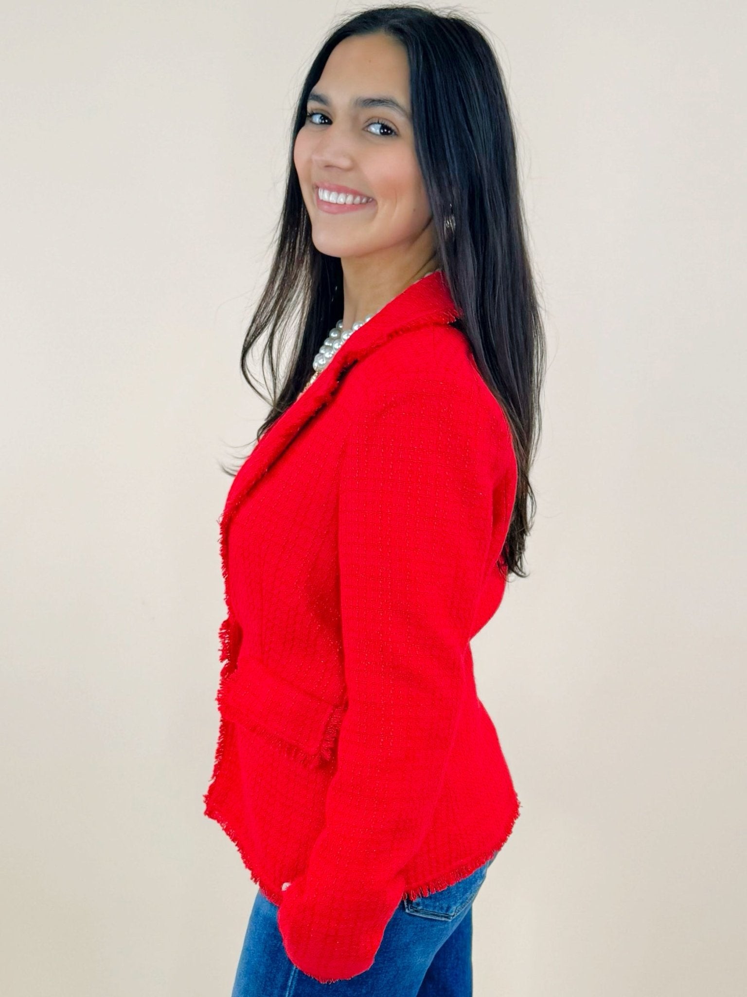 Power Move Tweed Blazer - Jessi Jayne Boutique