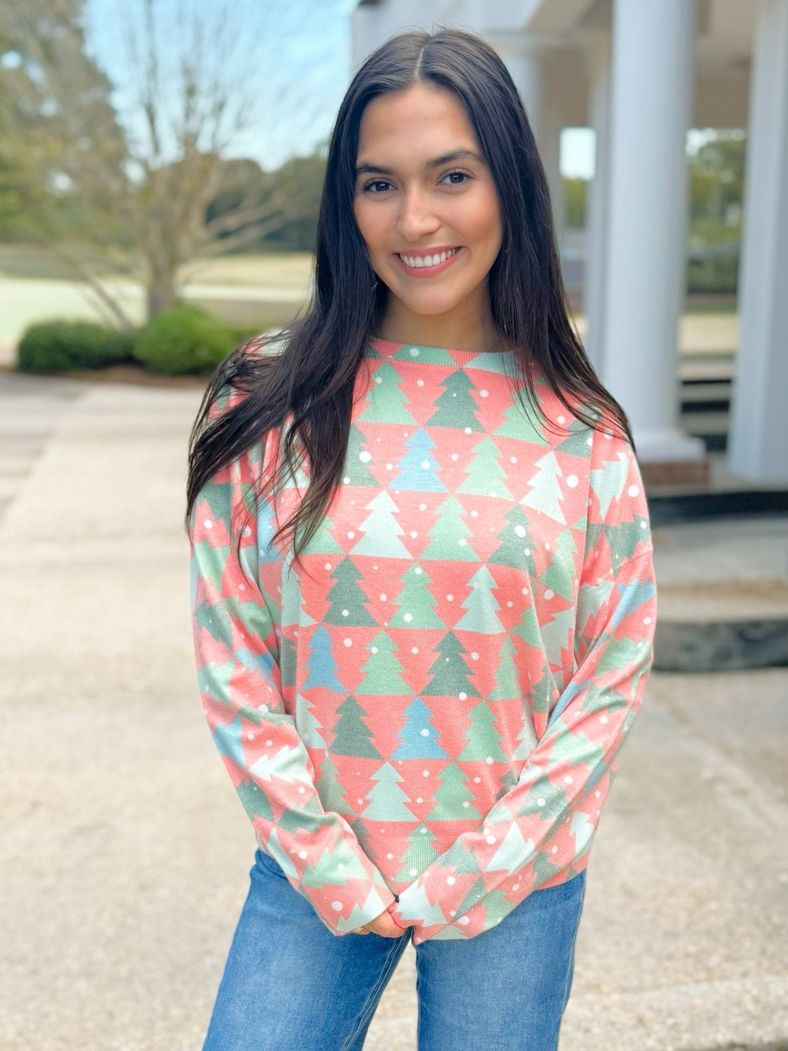 Festive Forest Sweater - Jessi Jayne Boutique