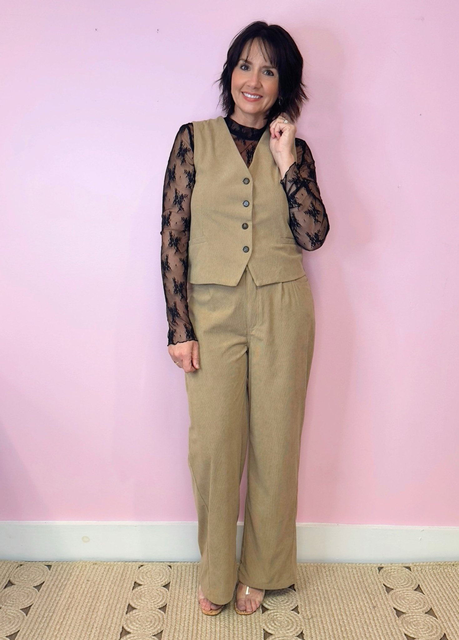 The Corded Vest Set - Jessi Jayne Boutique