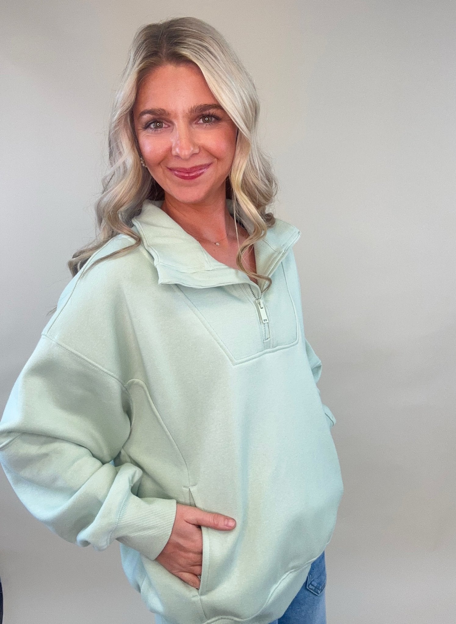 Cozy Court Quarter - Zip Pullover - 3 Colors Available - Jessi Jayne Boutique