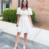 Strawberry Fields Floral Mini Dress - Jessi Jayne Boutique