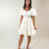 Strawberry Fields Floral Mini Dress - Jessi Jayne Boutique