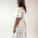 Strawberry Fields Floral Mini Dress - Jessi Jayne Boutique