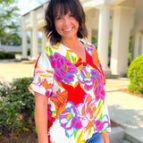 Hibiscus Heatwave Top - Jessi Jayne Boutique