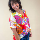 Hibiscus Heatwave Top - Jessi Jayne Boutique
