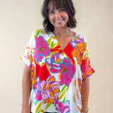 Hibiscus Heatwave Top - Jessi Jayne Boutique