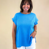The Chill Mode Waffle Knit Top - Jessi Jayne Boutique