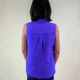 The Weekend Button - Up Sleeveless Top - Jessi Jayne Boutique