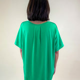 Button Up Babe Tee – Kelly Green - Jessi Jayne Boutique