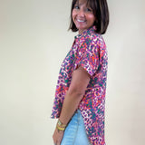 Wild Crush Button Down Top - Jessi Jayne Boutique