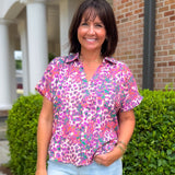 Wild Crush Button Down Top - Jessi Jayne Boutique