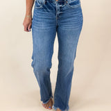 Luxe Lift Tummy Control Straight Leg Jeans - Jessi Jayne Boutique