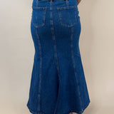 Wave Maker Denim Mermaid Skirt - Jessi Jayne Boutique