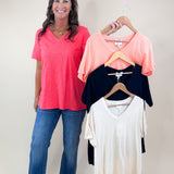 The Everyday Favorite V - Neck Top - Jessi Jayne Boutique