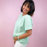 Ripple Texture Top - Jessi Jayne Boutique