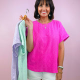 Ripple Texture Top - Jessi Jayne Boutique