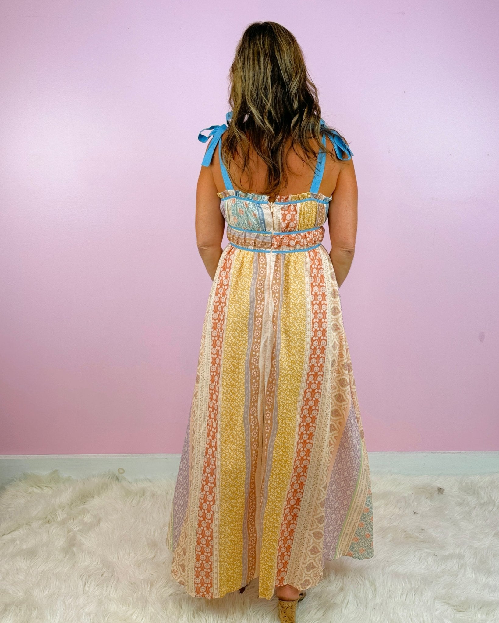 Summer Mosaic Maxi Dress - Jessi Jayne Boutique