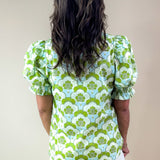 Lime Light Floral Blouse - Jessi Jayne Boutique