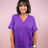 Mood Swing Crinkle Blouse - Jessi Jayne Boutique