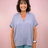 Mood Swing Crinkle Blouse - Jessi Jayne Boutique